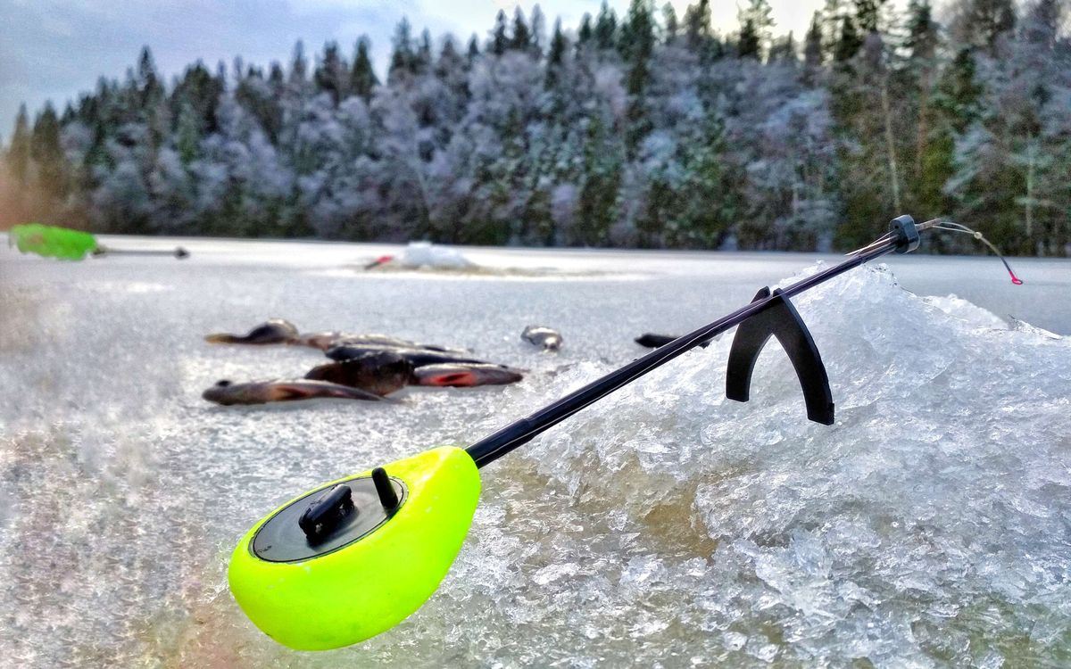 Pesca invernal en el lago Jurupuca, Tucumán